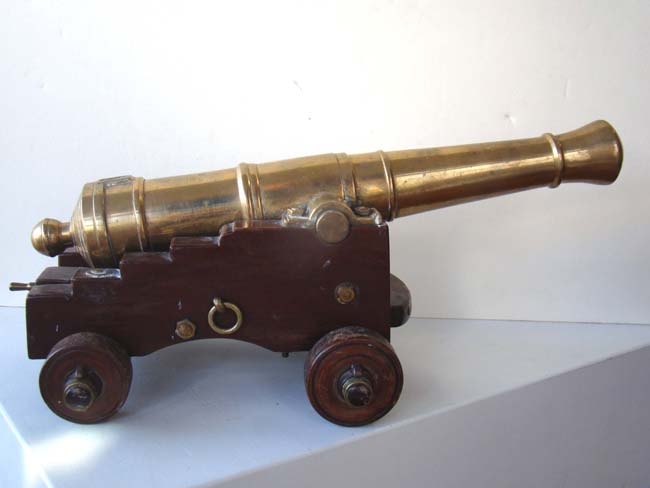 A late 19th or early 20th century model of a War of 1812 period naval cannon